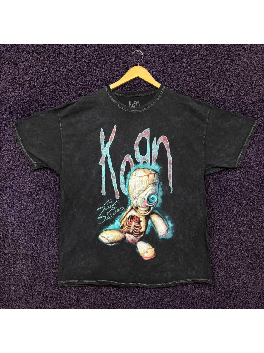 Korn Issues Doll Mineral Wash T-Shirt Size 2XL